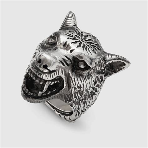 gucci ring wolf